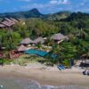 Drone view of Fiji's coast line - Nanuku Resort